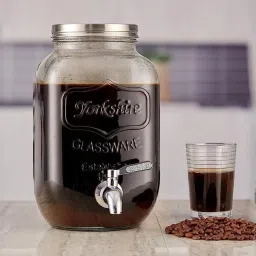 5 Litre Glass Juice Dispenser - Water Pitcher for Detox Water - Mason Jar Bottom Loading Water Dispenser-image-60