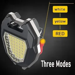 crazyabbs Cob LIght keychain with 6 lighting mode & cigratte lighter LED Front Light image 4