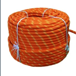 Static Braided Rope 12mm (200mtr) for rappelling/climbing/adventure park/rescue/ Orange-picture-20