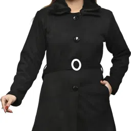 Genuine Leather Solid Coat For Women-image-30