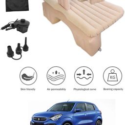 Car Inflatable Beige Bed Mattress With Pump For CelerioMaruti Suzuki2021 Car Inflatable Bed-40