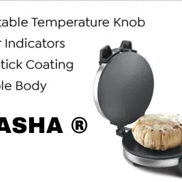 viyasha ®Indian Chapati Roti/Maker 1 year warranty Model SS Roti and Khakra Maker image 2
