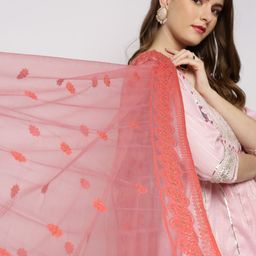 Dupatta Bazaar Embroidered Dupatta with Sequinned image 4