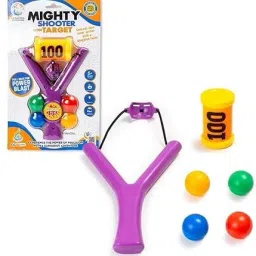 Power Blaster Archery Set with Target Slingshot Catapult Gulel and Plastic Balls Slingshot-image-67