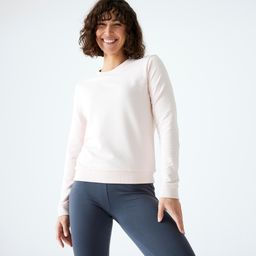 domyos Women's Sweater 100 For Gym-Quartz Pink-picture-19