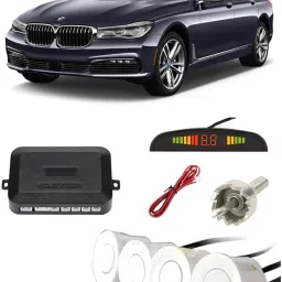 PKNA0058 White Car Reverse Parking Sensor with LED Display 4 Sensor PKNA0058 Parking Sensor-28