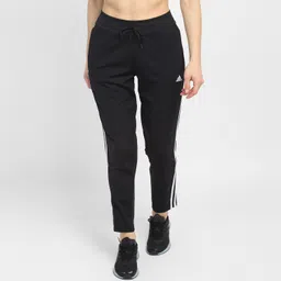 adidas Women Graphic Print Black Track Pants-picture-7