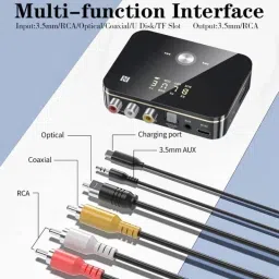 tobo Bluetooth 5.0 Transmitter Receiver, Wireless Audio Bluetooth Adapter TD-882WA 500 W AV Control Receiver image 5