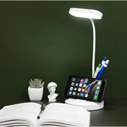 grofly Study Table Lamp Rechargeable Eye Protection Desk Lamp Touch On/Off+Pen Holde Study Lamp image 2