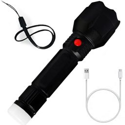 50W LED best quality long range powerful heavy duty torchlight 4 hrs Torch Emergency Light-image-34