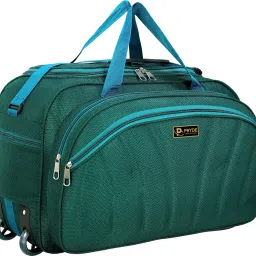 65 L Strolley Duffel Bag - Duffel Bag - Green - Large Capacity-image-8