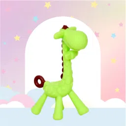 Giraffe Shape Food Grade/BPA Free Silicone Teether Toy For Babies & Toddlers Teether-21