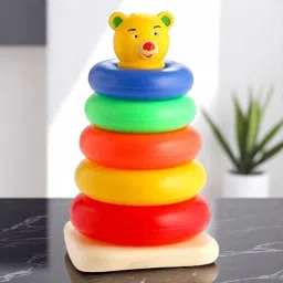 Stacking Colourful Teddy Rings for Growing Babies, Toddlers-43
