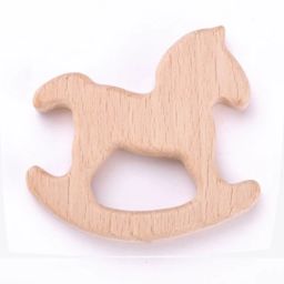 Organic Non Toxic Wooden Teethers For Babies ( Horse ) Teether-23