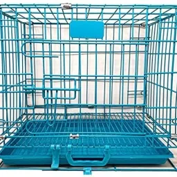 Dog & Rabbit 18 Inch Sky Blue small cage Hard Crate Pet Crate-image-62