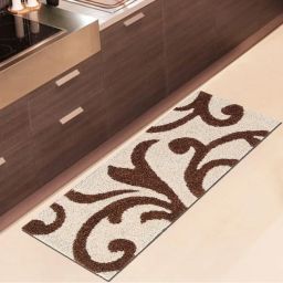 Beige, Brown Polyester Runner-image-37