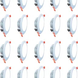 MVL Maxa 10-Watts Round Led Panel Conceal Down Pack of 20 Ceiling Light Ceiling Lamp-10