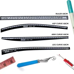 Plastic Tailoring Kit , Tailoring Materials Kit , Curve Scale For Tailoring Sewing Kit-image-1