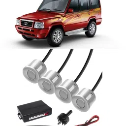 EB548 White Car Reverse Parking Sensor with LED Display 4 Sensor A548 Parking Sensor-image-94