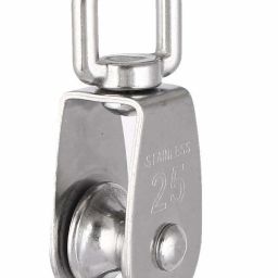 Stainless Steel Single Wheel Block Climbing Pulley - M25 Climbing Pulley-image-1
