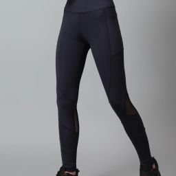 Solid Women Dark Blue Tights-image-96