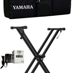 PSR- I500,I400,E473,E373,I455 SUITABLE THIS NUM.,COVER+DOUBLE PIPE STAND+ADAPTOR Keyboard Bag-17