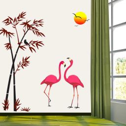 50 cm New Way Decals-Wall Sticker (7572) ''Natural Scenario With The Crane'' Removable Sticker-image-36