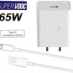 EliteGadgets 65 W SuperVOOC 6 A Wall Charger for Mobile with Detachable Cable-image-131