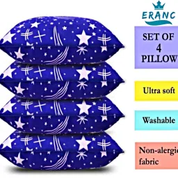 Polyester Fibre Abstract Sleeping Pillow Pack of 4-24