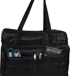 Durable Heavy Duty Shopping Totes, Washable, Long Handles Shopping/Groceries Storage Bags (Black) Grocery Bag-image-98