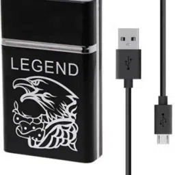 Viraan 2 in 1 Cigarette Case with Lighter, USB Rechargeable Eagle Legend Slide Case Windproof Cigarette Lighter Cigarette Lighter-image-66