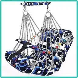 Big Size Baby Swing Folding Washable 1- 3 Years With Safety Belt indoor-Outd&or Bouncer-picture-13