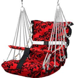 Cotton Swing Chair For Kids Baby 1-3 Years With Safety Belt-Kids Product Bouncer Swings-image-52