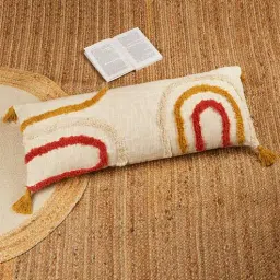 jutie pie White Cotton Woven 16x16 inches Cushion Cover-picture-28