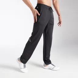 flx Men's Cricket Trouser CTS 500 Straight Fit Comfortable & Breathable Black-picture-13