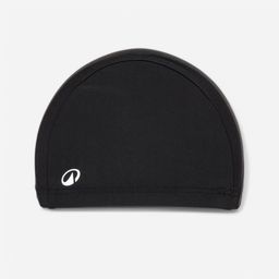 Fabric Swim Cap M Comfortable & Stretchable Black-image-65
