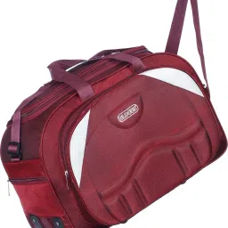 50 L Strolley Duffel Bag - New Modle Stylish High Quality - Red - Regular Capacity-image-96