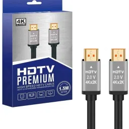 i2cart HDMI Cable 1.5 m HDMI Cable Supports 3D 4K for All HDMI Devices Laptop Computer Gaming Console TV Set Top Box-image-98