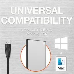 Seagate One Touch with Password Protection for Windows & Mac with 3 years Data Recovery Services - Portable 2 TB External Hard Disk Drive (HDD) image 4