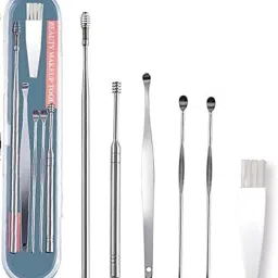 Professional Ear Cleaning Tools with Spring Curette Stick & Earwax Remover Set-image-12