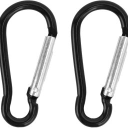 Spring Snap Hook Aluminum Carabiner Clips Spring Hook for Backpack/Keyring Locking Carabiner-image-67