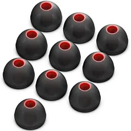 CHARMWAVES 10 Pcs (5 Pairs) Replacement Earbuds Ear Tips Earphone, Hybrid Silicone Tips In The Ear Headphone Cushion-image-71