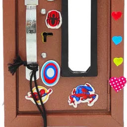 Piggy Bank Almirah Locker with Stickers| Gullak, The Coin Box, Tijori Coin Bank-image-17