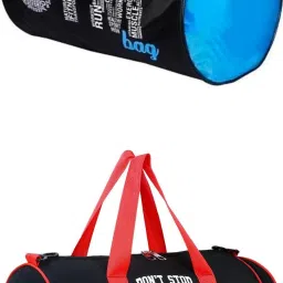20 L Gym Duffel Bag - premium quality sports bag with separate shoe compartment water L1 resistant - Blue, Black, Red-image-97