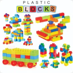 Bricks Toys Sets with Wheel, Blocks Educational Toys for Kids 59+pcs-25