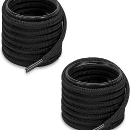 XERUS Shoe Laces Round Black 90cm shoe laces for boot sport hiking Black shoes Shoe Lace-image-40