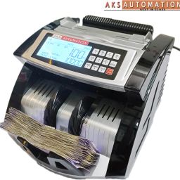 AKS AUTOMATION Latest Upgraded Cash Counting Machine with Mg, UV, IR Fake Note Detector Note Counting Machine image 2