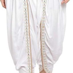 Viscose Rayon Embroidered Patiala-image-1