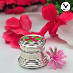 92.5 Silver Sindoor Dabbi – Traditional & Decorative Showpiece-3.5 cm-image-66