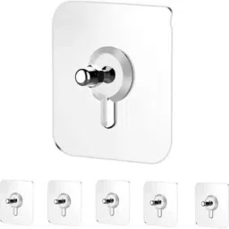 Glossy Shower Rod Hook-image-62